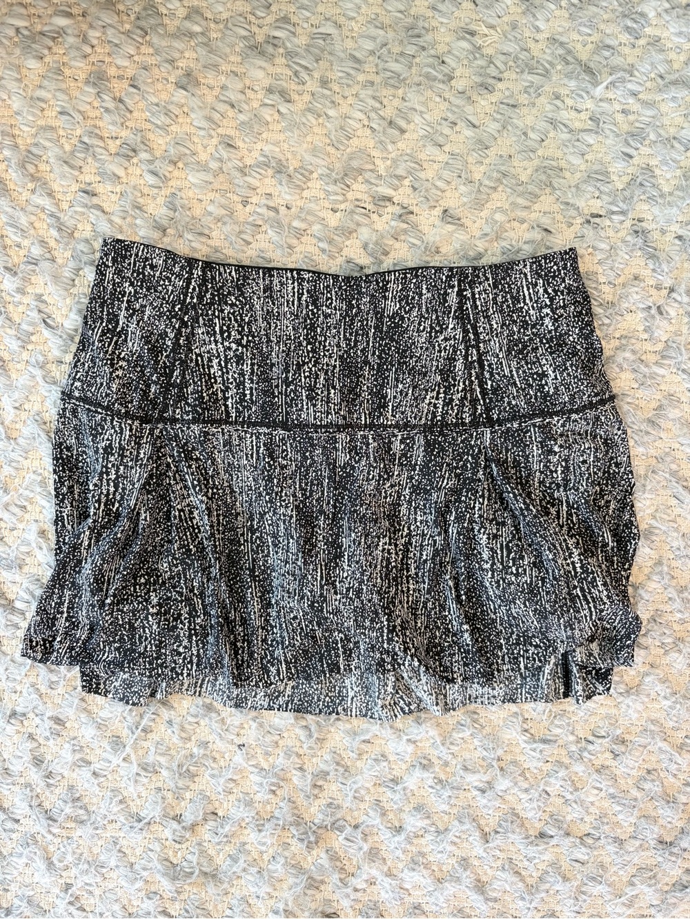 lululemon athletica Black & White Mini Skirt